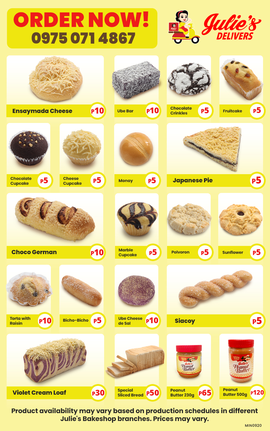 Mindanao Pricelist Julie's