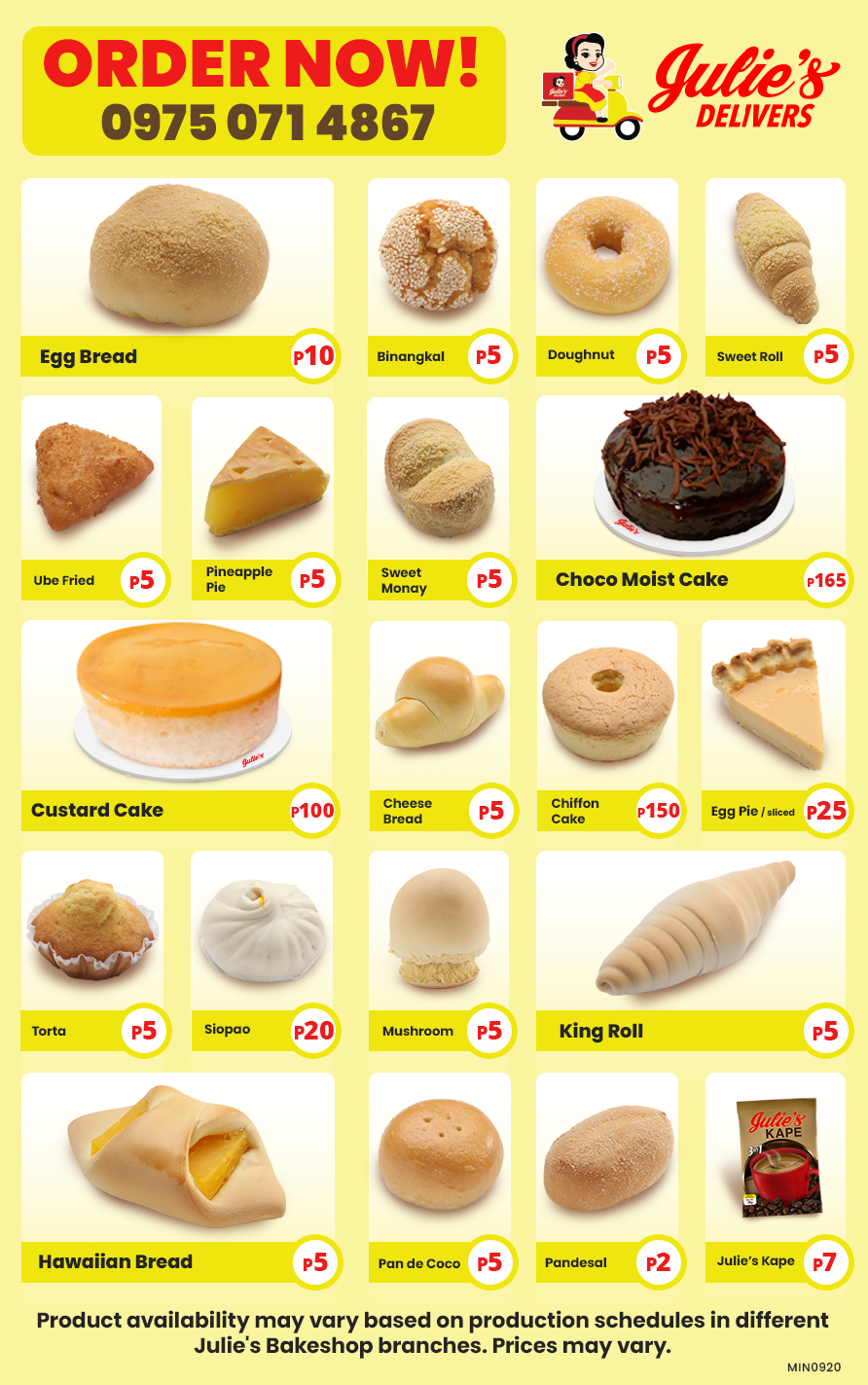 Mindanao Pricelist Julie's